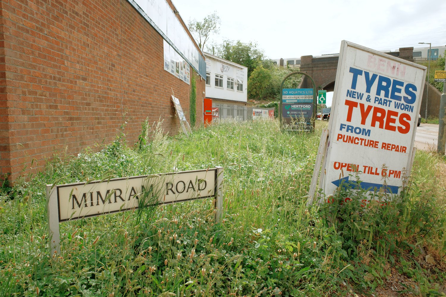 Junction of Mimram Road and Hertingfordbury Road