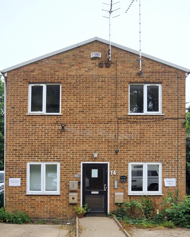 Photo of flats on Dicker Mill industrial estate in Hertford