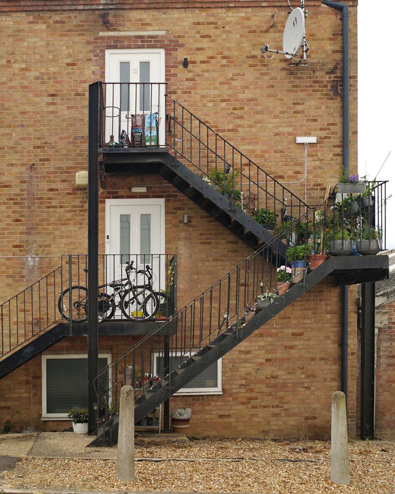 Photo of flats in the Mead Lane industrial estate in Hertford