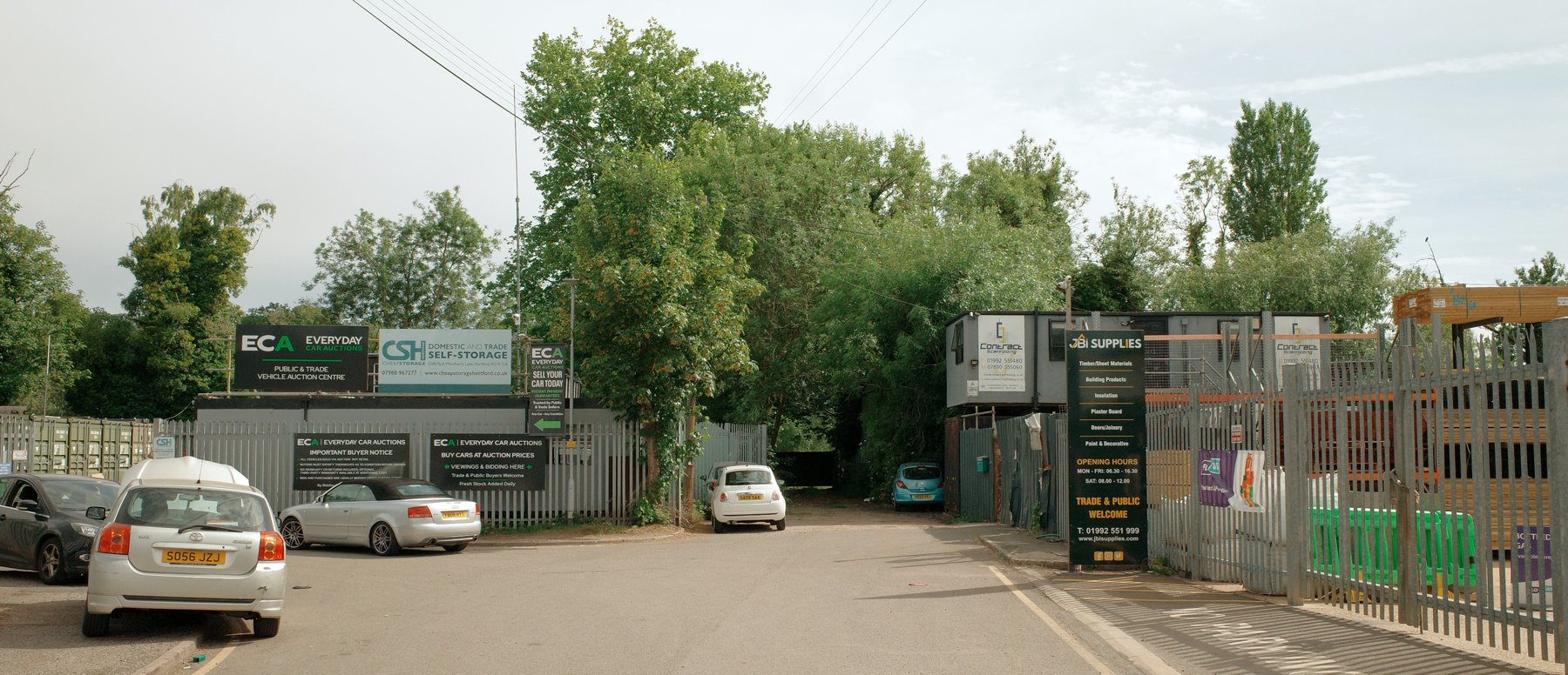 Industrial properties in Wareham's Lane. Hertford