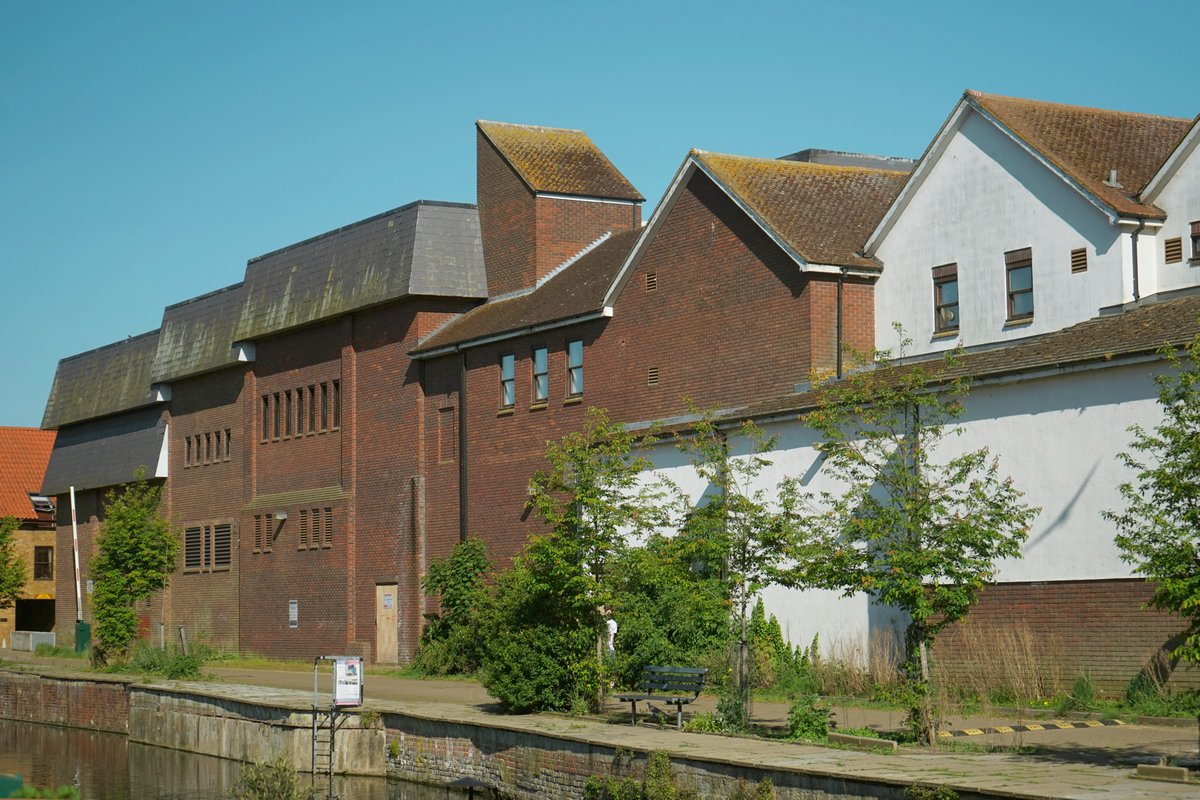 River frontage of Bircherley Green Shopping Centre